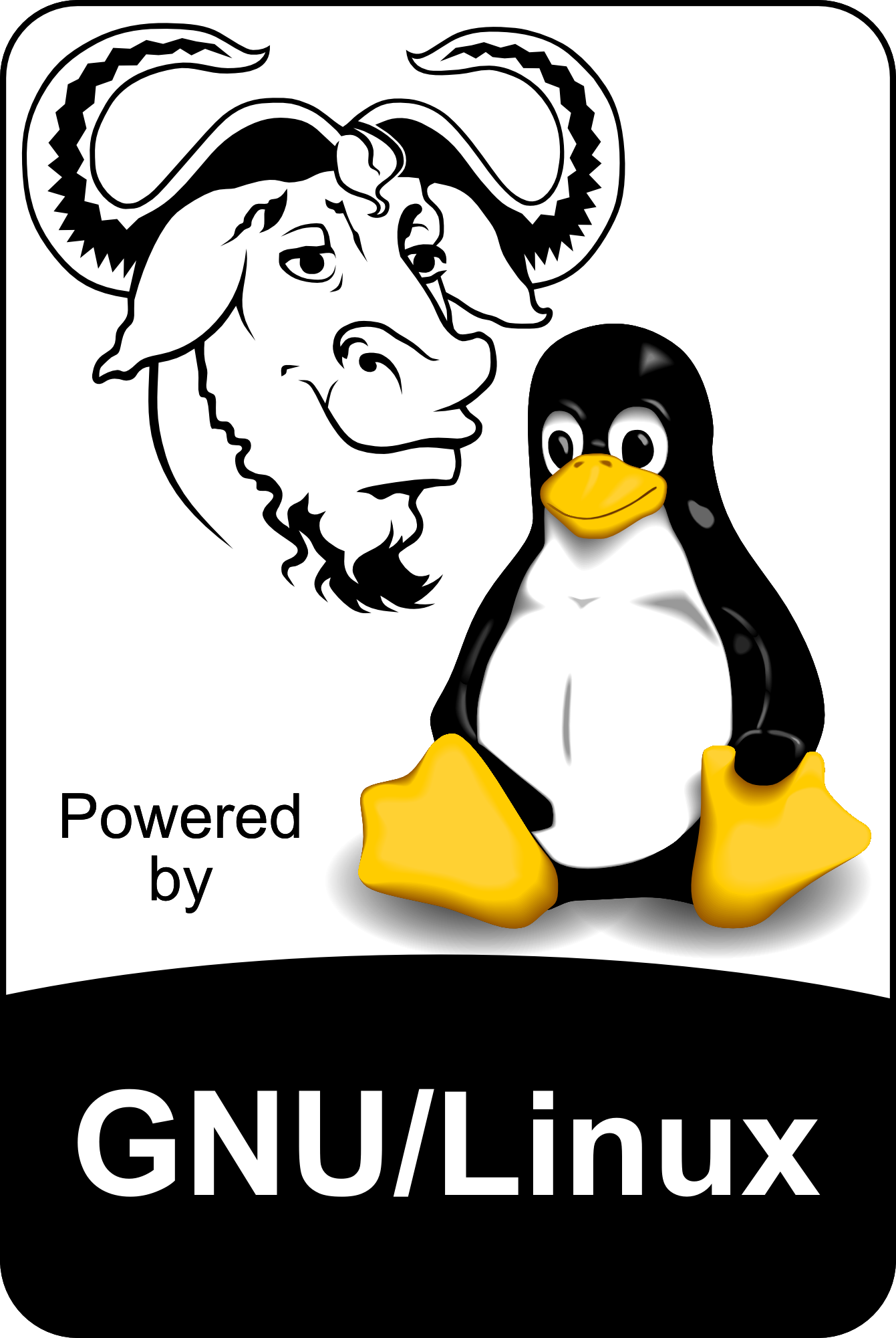 Powered by GNU Linux