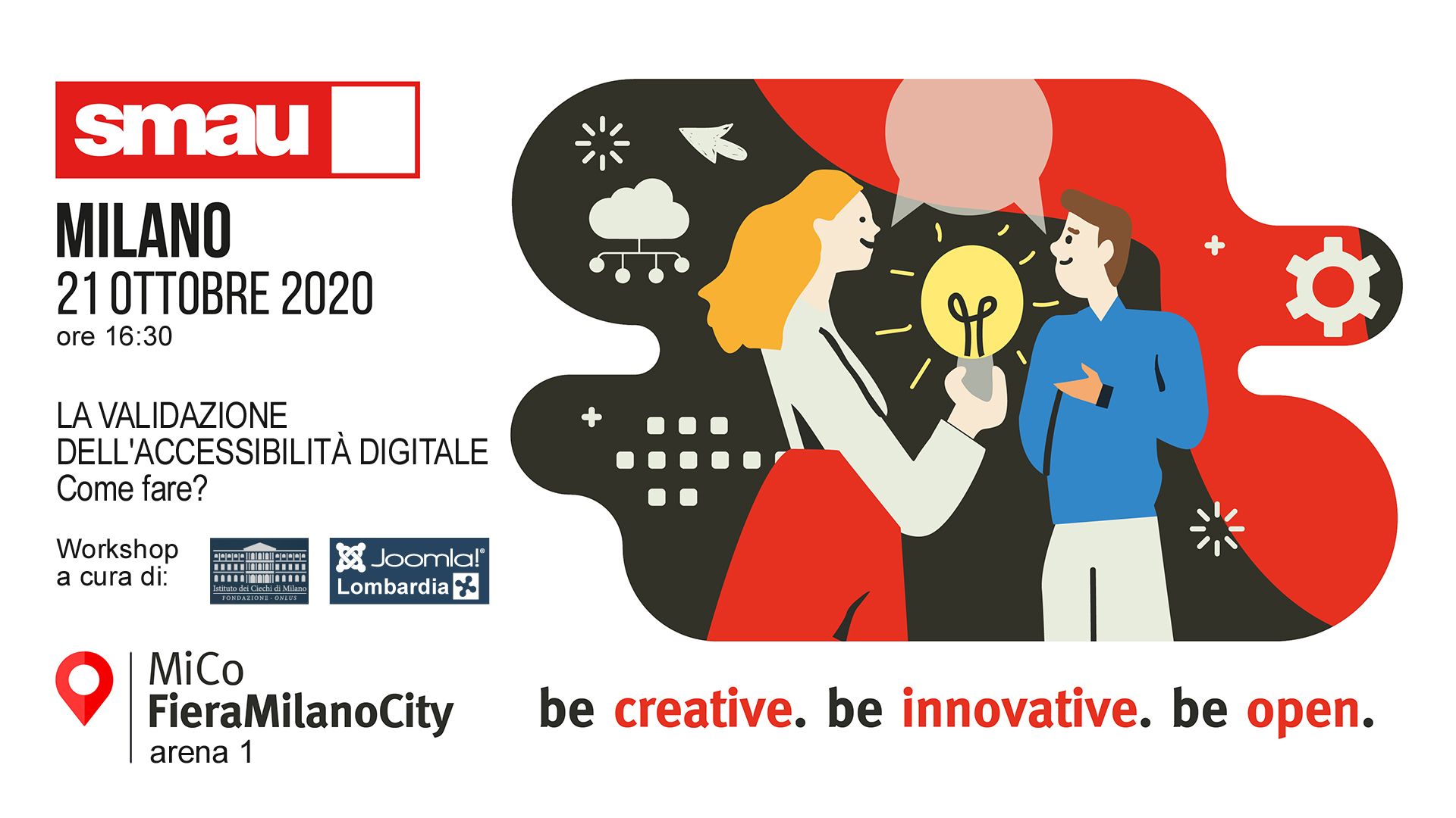 SMAU - La validazione dell'accessibilità digitale - workshop con Istituto dei ciechi